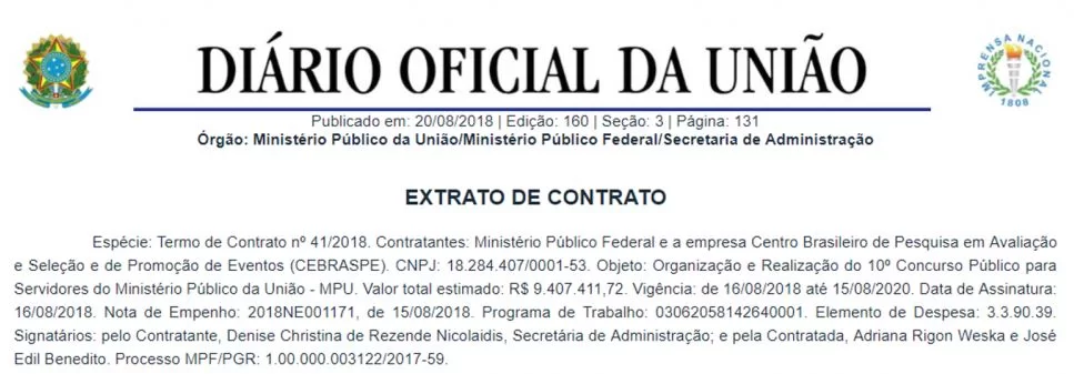 Concurso Edital MPU 2018 - Confirmado! Edital do MPU será publicado nesta quarta 22/8!