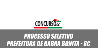 Prefeitura de Barra Bonita SC Processo Seletivo