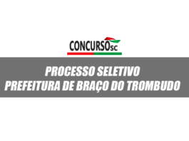 refeitura de Braço do Trombudo - SC Concurso 2018