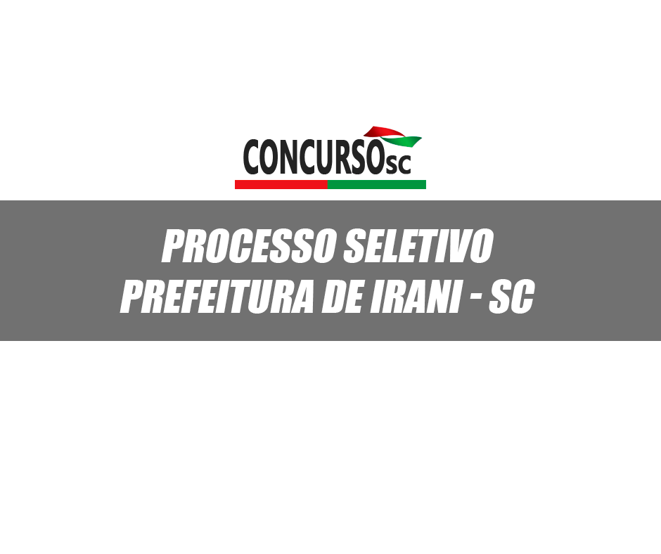 Processo seletivo irani