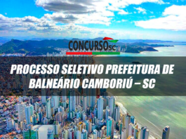 Processo Seletivo Prefeitura de Balneário Camboriú – SC