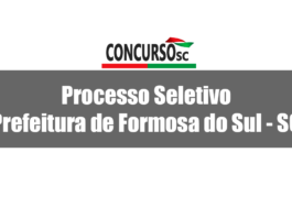 Processo Seletivo Prefeitura de Formosa do Sul - SC