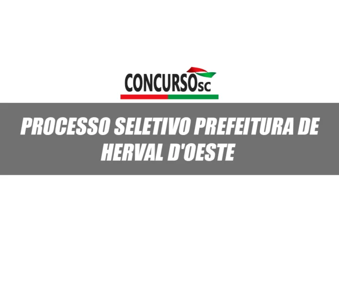 Processo Seletivo herval do oeste