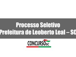 Processo Seletivo Prefeitura de Leoberto Leal – SC