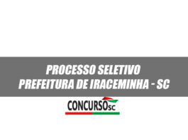 Concurso Prefeitura de Iraceminha