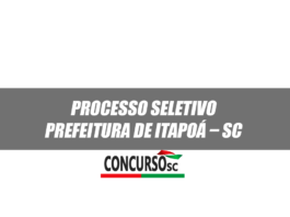 Processo Seletivo Prefeitura de Itapoá – SC