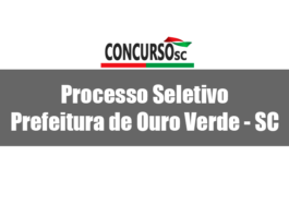 Prefeitura de Ouro Verde - SC abre Processo Seletivo para Agente Comunitário de Saúde