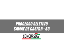 SAMAE de Gaspar - SC