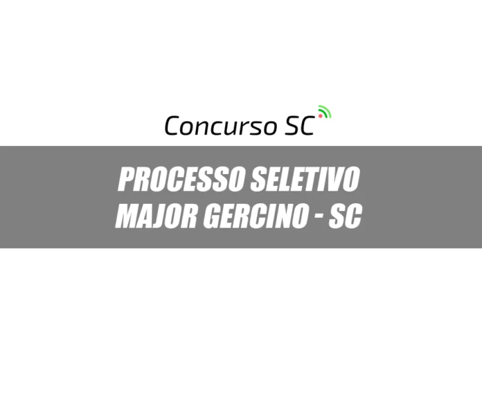 Processo Seletivo Prefeitura de Major Gercino – SC