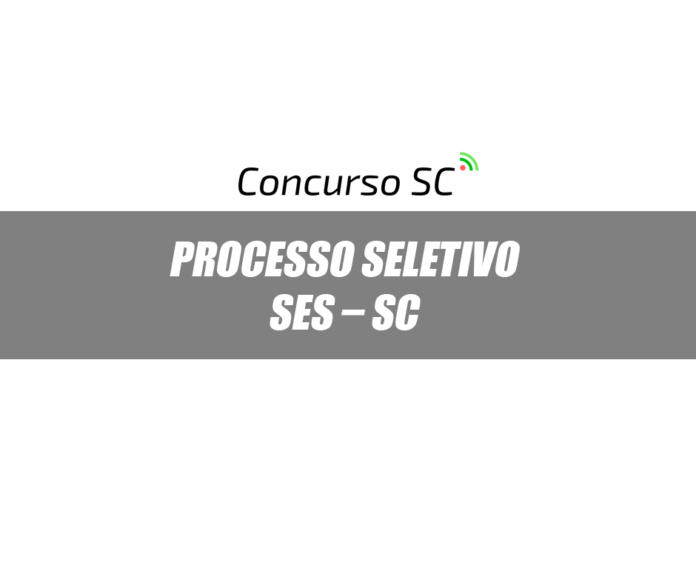 Processo seletivo SES – SC