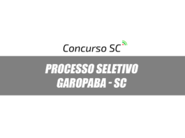 processo seletivo garopaba