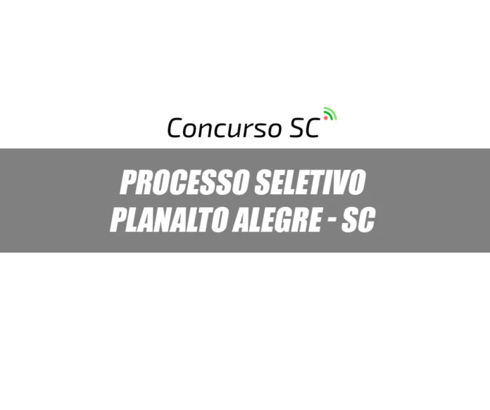 Planalto Alegre processo seletivo