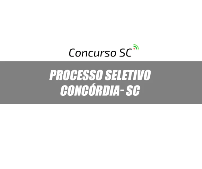 A Prefeitura de Concórdia - SC anuncia Processo Seletivo de Estagiários