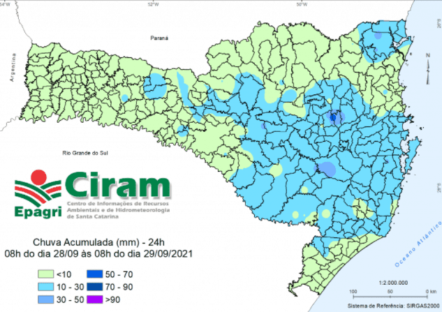 tempo 11 - De calor a temporais isolados: Veja como fica o tempo em SC nesta quinta