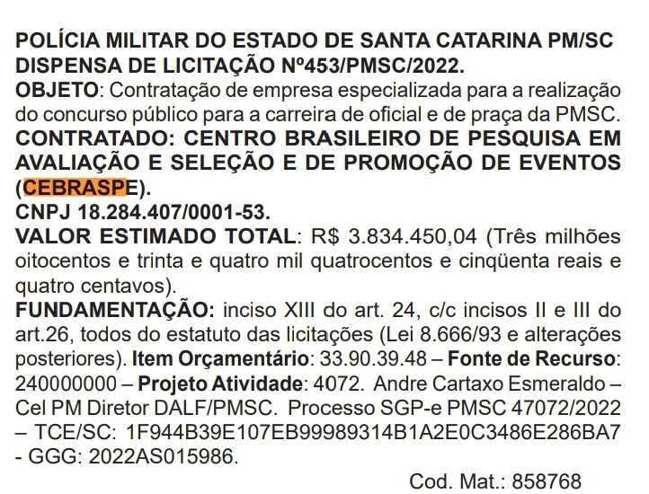 Screenshot 20220929 192902 - Concurso Público PM SC: banca definida para 550 vagas; edital em breve!