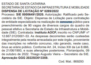 Concurso SIE SC banca definida - Concurso SIE SC: banca definida! 90 vagas!