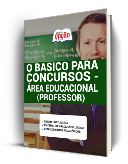 op 105mr 21 basico educ prof mockup - Apostilas para Concursos – Área Educacional (Professor)