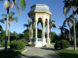 Praça em São Vicente do Sul