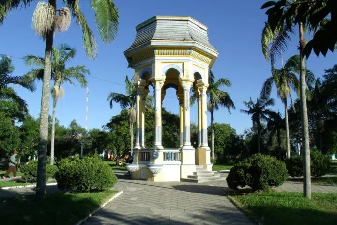 Praça em São Vicente do Sul