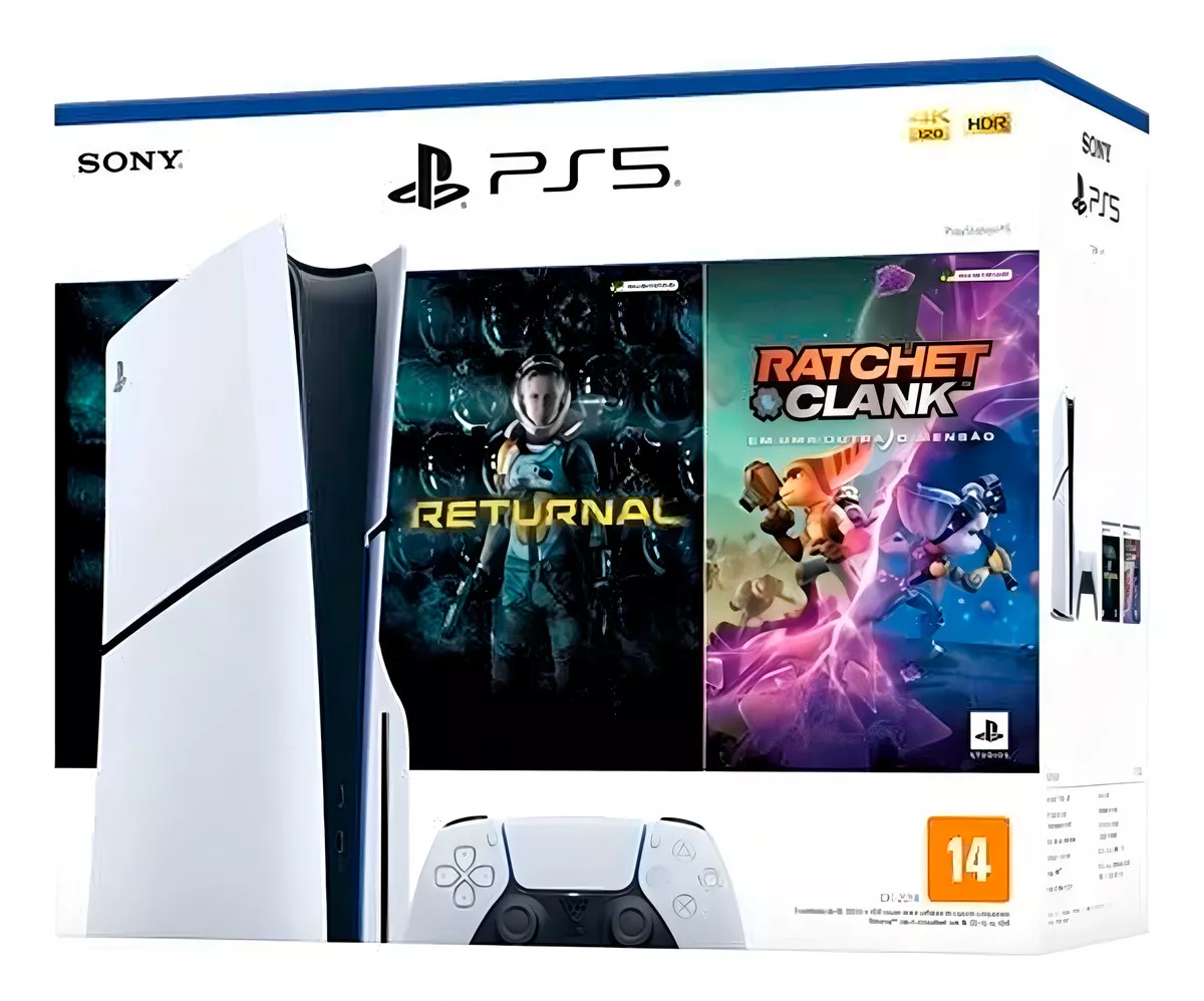 D NQ NP 2X 697302 MLU78076147107 072024 F - Console PlayStation 5 Slim 1TB: Promoções Imperdíveis e Frete Grátis!