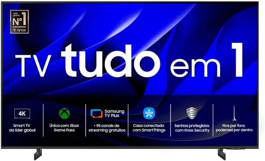 Smart TV Samsung Crystal UHD 70DU8000: Qualidade 4K com Tecnologia Avançada