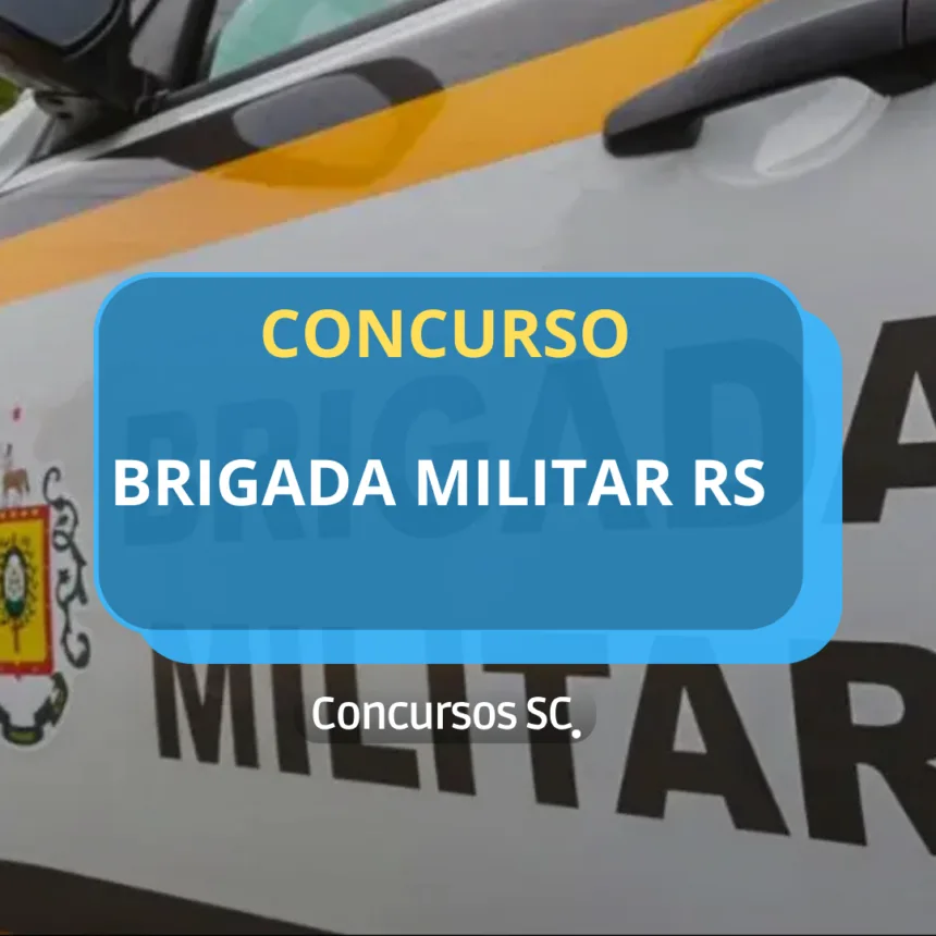 Concurso Brigada Militar RS publicado: 1.200 vagas para Soldado