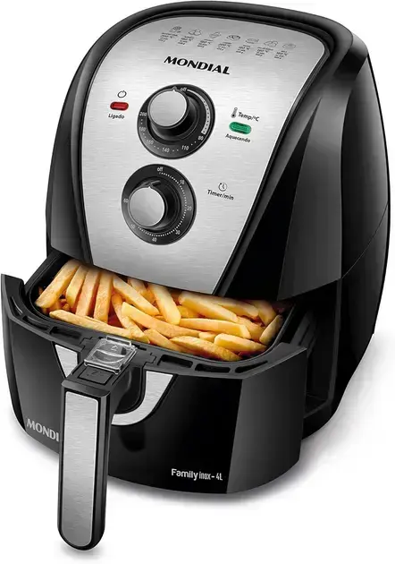 Fritadeira Sem Óleo Air Fryer 4L