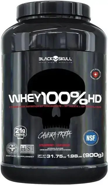 Whey 100% HD Morango 900g