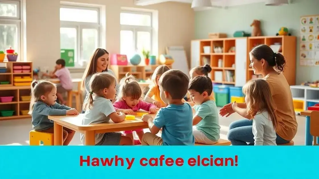 como a educação infantil influencia no comportamento e socialização