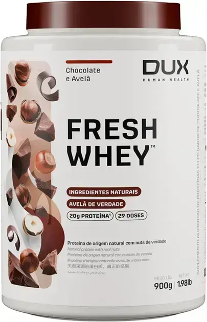Fresh Whey Protein Chocolate e Avelã