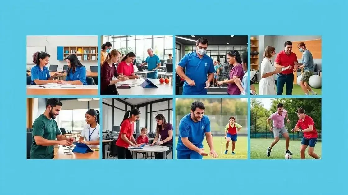  Mercado de trabalho para professores de educação física