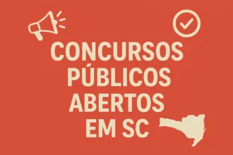 Concursos publicos abertos em SC nesta semana