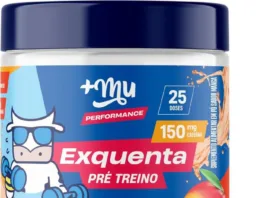 Black Friday: Pré-Treino +Mu Exquenta Sabor Manga (500g) com Cafeína, Palatinose e Taurina por um Preço Imperdível!