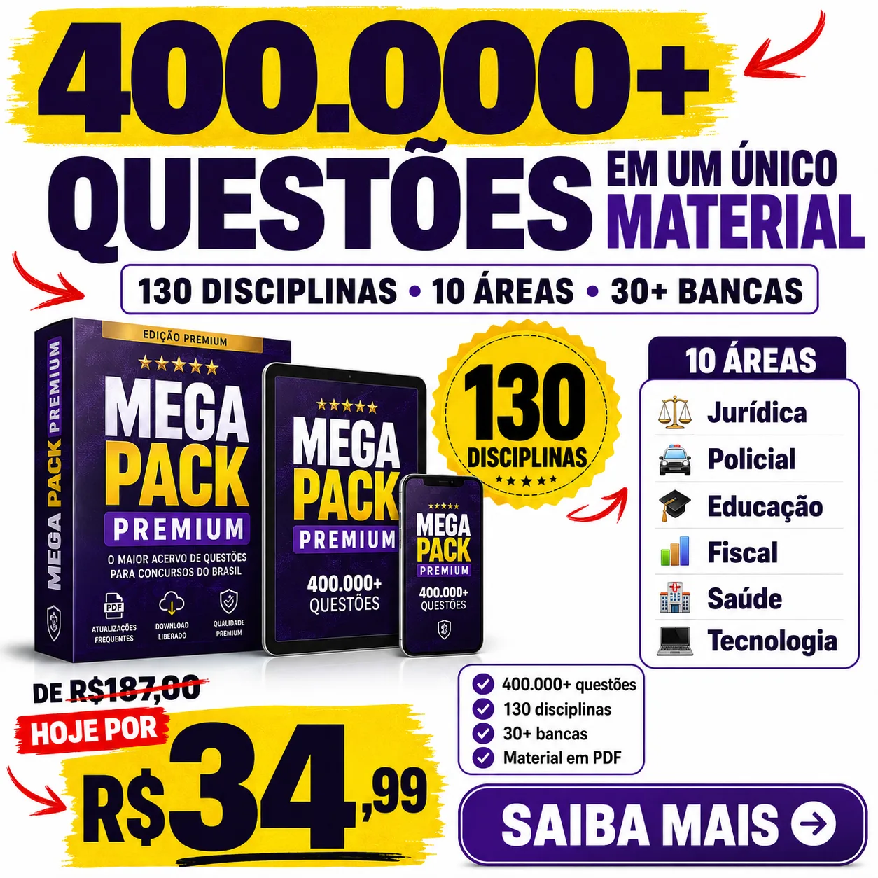 Promoção Concursos SC - Clique para saber mais